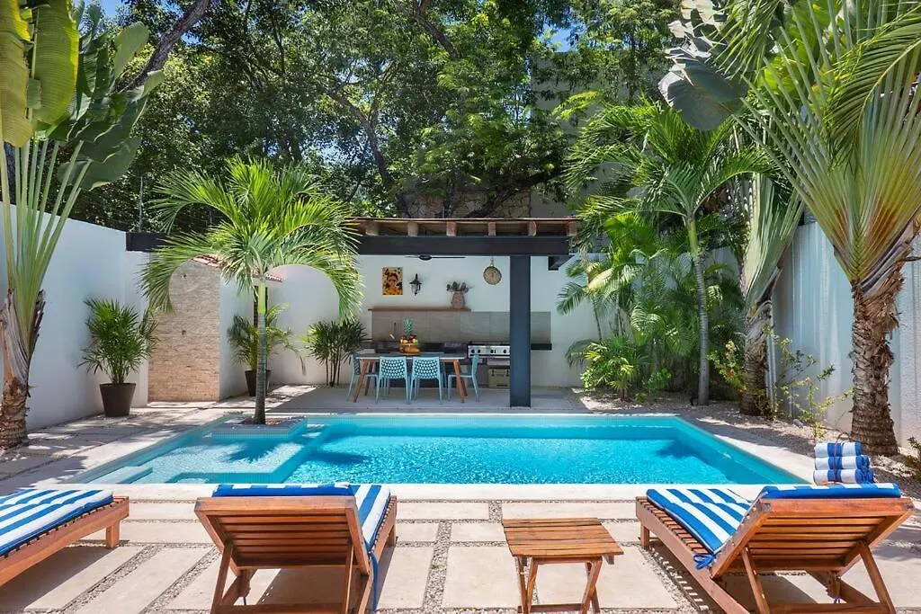 Wonderful Tropical Home 3Br, Garden, Private Pool. Tulum